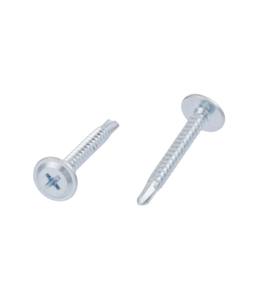 Wkręt montażowy samowiercący do blach - rozmiary